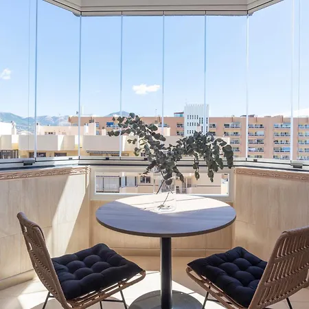 Palmeras - Beachfront With Balcony In 아파트 *