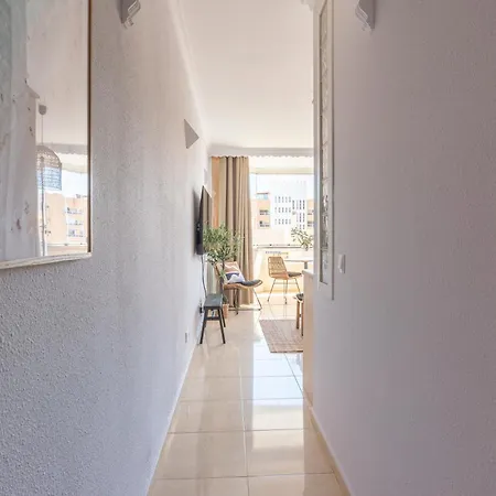 Palmeras - Beachfront With Balcony In 아파트 푸엔히롤라
